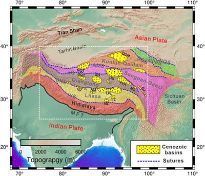 Topographic Response of Hinterland Basins in Tibet to the India–Asia Convergence: 3D Thermo-Mechanical Modeling